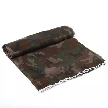 Сетка маскировочная, 41.5 м, одинарная, тёмно-зелёная, коричневая