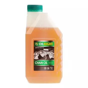 Масло цепное OILRIGHT CHAIN OIL для бензо и электропил, 1 л