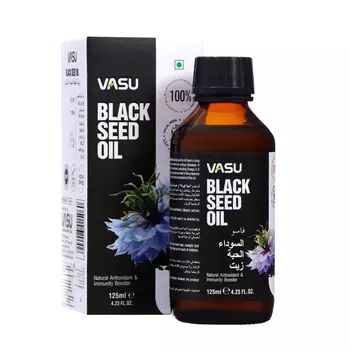 Масло чёрного тмина Васу, холодного отжима, 125 мл