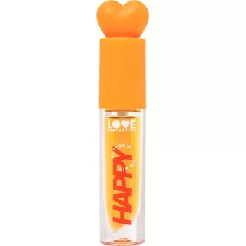 Масло для губ Love Generation Be Happy, тон 03 прозрачно-оранжевый, 2.3 мл