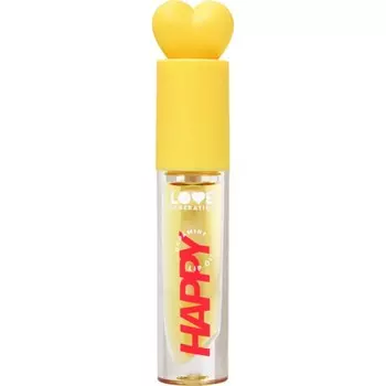 Масло для губ Love Generation Be Happy, тон 02 прозрачно-желтый, 2.3 мл