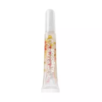 Масло для кутикулы и ногтей Solomeya «Тропический гибискус», с цветами, 10 мл