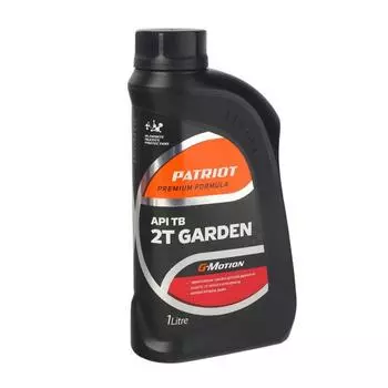 Масло минеральное PATRIOT G-Motion 2Т GARDEN, 1л, -20/+35 °С