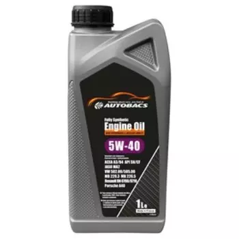 Масло моторное AUTOBACS 5/40 Fully Sinthetic Engine Oil, A3/B4 SN/CF, 1 л, A00032741