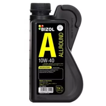 Масло моторное BIZOL Allround 10W-40 SN A3/B4 MA2, НС-синтетическое, 1 л