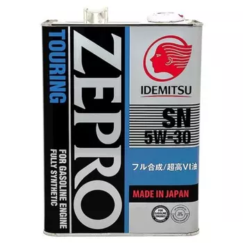 Масло моторное IDEMITSU 5/30 ZEPRO TOURING FS, синтетическое, SN, 4 л, 4251-004