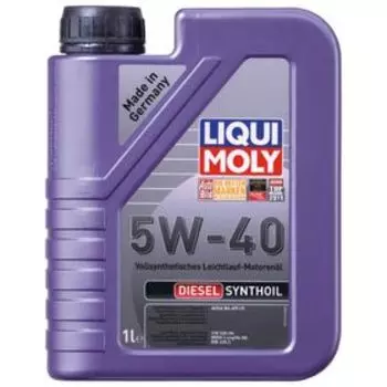 Масло моторное Liqui Moly Diesel Synthoil 5W-40 CF B4, 1 л