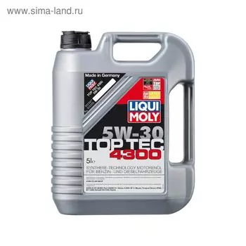 Масло моторное Liqui Moly Top Tec 4300 5W-30 A5/B5, 5 л