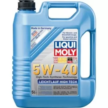 Масло моторное LiquiMoly Leichtlauf High Tech 5W-40, 5 л
