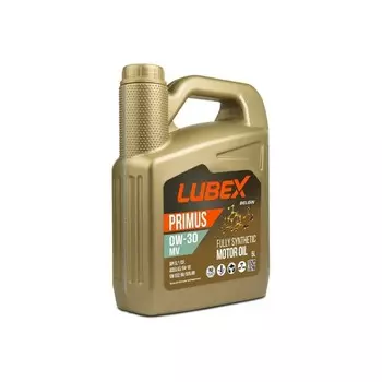Масло моторное LUBEX PRIMUS MV 0W-30 CF/SL A3/B4, синтетическое, 5 л