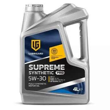 Масло моторное LUBRIGARD SUPREME SYNTHETIC PRO 5W-30, синтетическое, 4 л