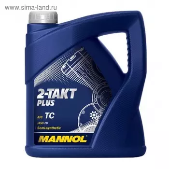 Масло моторное MANNOL 2Т п/с PLUS, 4 л