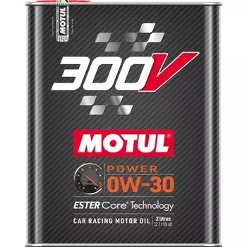 Масло моторное Motul 300V Power 0w-30, синтетическое, 2 л