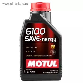 Масло моторное Motul 6100 SAVE-NERGY 5W30, 1 л 107952