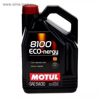 Масло моторное Motul 8100 ECO-nergy 5w-30, 5 л 102898