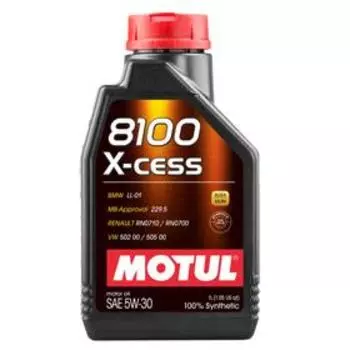 Масло моторное Motul 8100 X-cess 5w-30, 1 л 108944