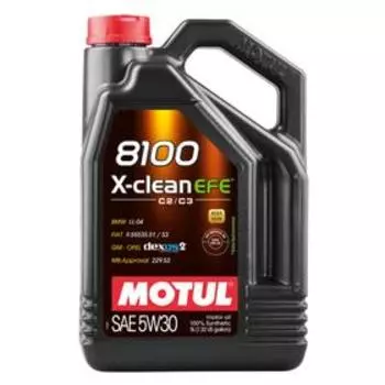 Масло моторное Motul 8100 X-Clean EFE 5w-30, 5 л 109471