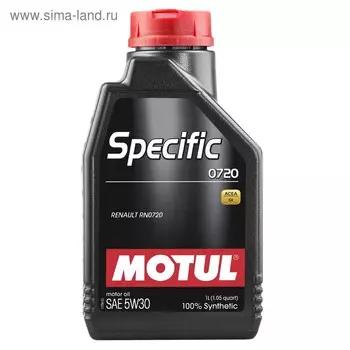 Масло моторное Motul SPEC 0720 5W30, 1 л 102208