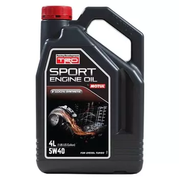 Масло моторное Motul TRD Sport Engine Oil Diesel 5w-40, синтетическое, 4 л
