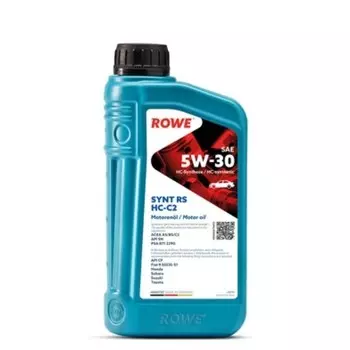 Масло моторное Rowe 5/30 Hightec ACEA A5/B5,C2,API SN, CF SYNT RS HC-C2, синтетическое, 1 л 925990