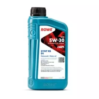 Масло моторное Rowe 5/30 Hightec Synt RS D1 API SP RC/SN PLUS RC ,ILSAC GF-5/-6A, синт, 1 л 925991