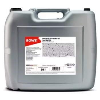 Масло моторное Rowe 5/30 Hightec Synt RS D1 API SP RC/SN PLUS RC ,ILSAC GF-5/-6A, синт, 20 л 92599