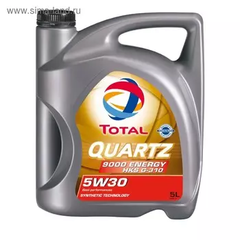 Масло моторное Total Quartz 9000 ENERGY HKR 5W-30, 5 л