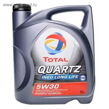 Масло моторное Total Quartz INEO LONG LIFE 5W-30, 5 л