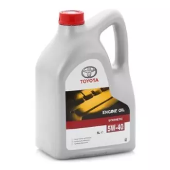 Масло моторное Toyota Motor Oil SL/CF 5W-40, 5 л синтетика