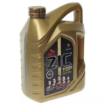 Масло моторное ZIC TOP 5W-30, API SL ACEA A3/B4 VW, синтетическое, 4 л