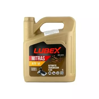 Масло трансмиссионное LUBEX MITRAS ATF VI, для АКПП, синтетическое, 5 л