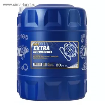 Масло трансмиссионное Mannol 75w-90, EXTRA GETRIEBEOEL, синтетическое, GL-4/GL-5, канистра, 20 л 4