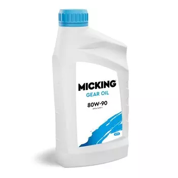 Масло трансмиссионное Micking Gear Oil, 80W-90 GL-5/MT-1, всесезонное полусинтетическое, 1 л 10235