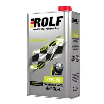 Масло трансмиссионное Rolf Transmission 75/90 GL-4, полусинтетическое, пластик, 1 л