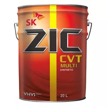 Масло трансмиссионное ZIC CVT Multi, синтетическое, 20 л