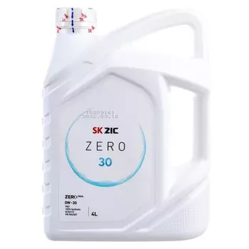 Масло трансмиссионное ZIC ZERO 0W-30, ACEA C3, синтетическое, 4 л