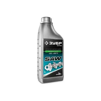 Масло ЗУБР 70620-1, минеральное, цепное, для бензо и электропил, 1 л