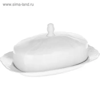 Маслёнка Bernadotte, недекорированная, 21 x 12 x 9 см