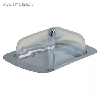 Маслёнка с крышкой Regent inox Desco