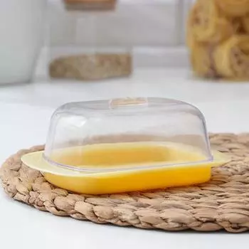 Маслёнка Verona, 1711,57 см, цвет бледно-жёлтый