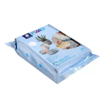 Масса для лепки самоотвердевающая, натуральная, 1000 г, Air basic, белый