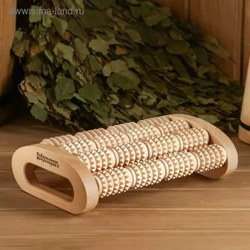 Массажер банный для спины «Добропаровъ» роликовый, комбинированный