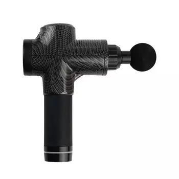 Массажер для тела Gezatone AMG143, перкусcионный, 6 насадок, 1000-3300 уд/мин, от акб, чёрный 7761