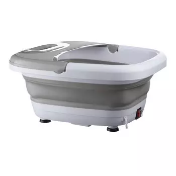 Массажная ванночка для ног FIRST 8116-2 , 450 Вт, 15.5 см, прорезиненные ножки, бело-серый