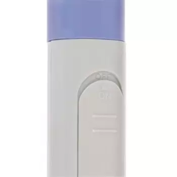 Массажёр для лица Luazon LEM-30, вакуумный, от батарейки 1хAA, бело-сиреневый