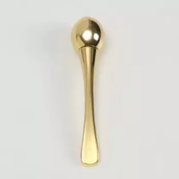 Массажёр для лица, с шариком, 7,5 1,6 см, цвет золотистый