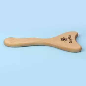 Массажёр Гуаша «Большой», 25,5 × 12 см, деревянный