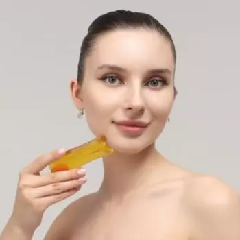 Массажёр Гуаша «Рыбка», 11,2 × 4 см, цвет «янтарный»