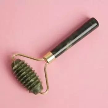 Массажёр роллер для лица с шипами "Счастливого нового года", 12,5 х 9 см