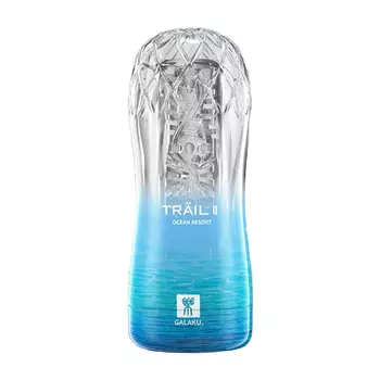 Мастурбатор «GALAKU CUP. Ocean», в жестком корпусе, гелевый силикон